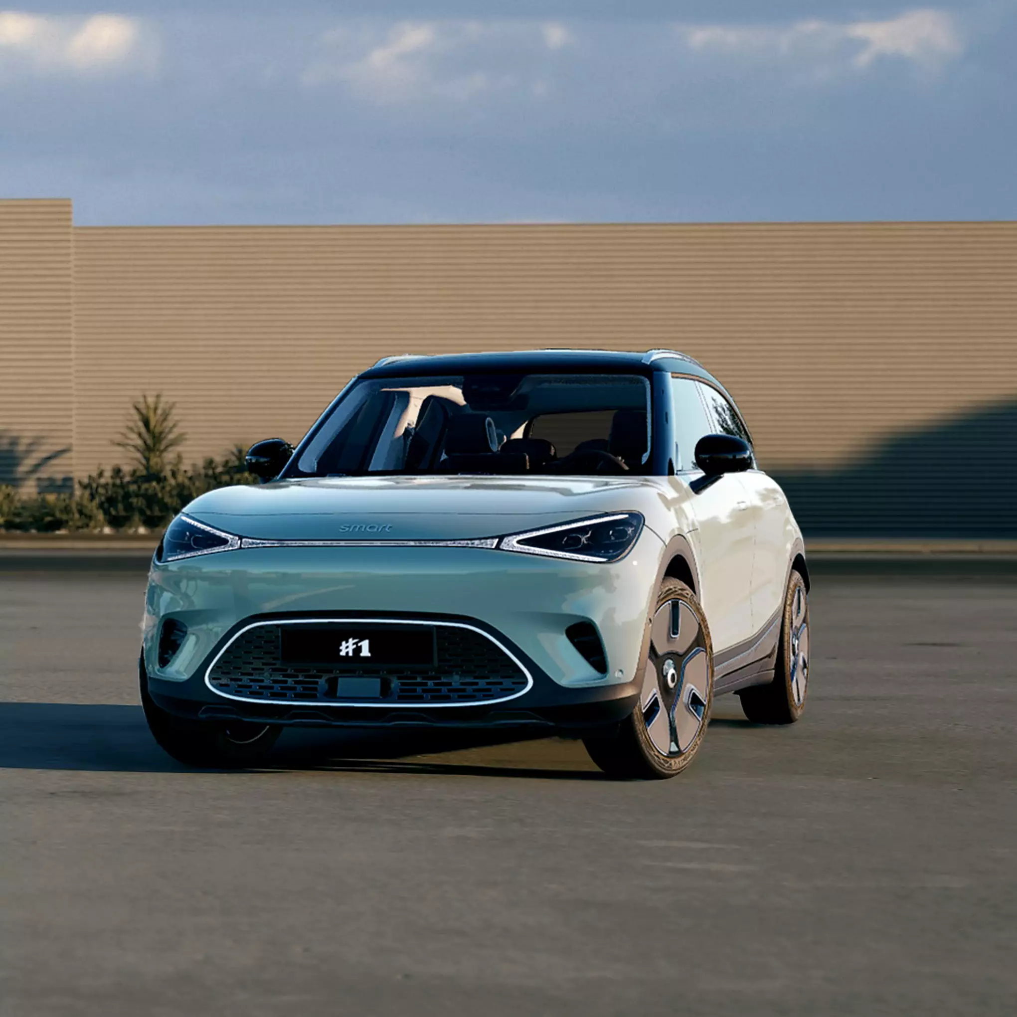 Quand design et espace se rencontrent : découvrez la smart #1.