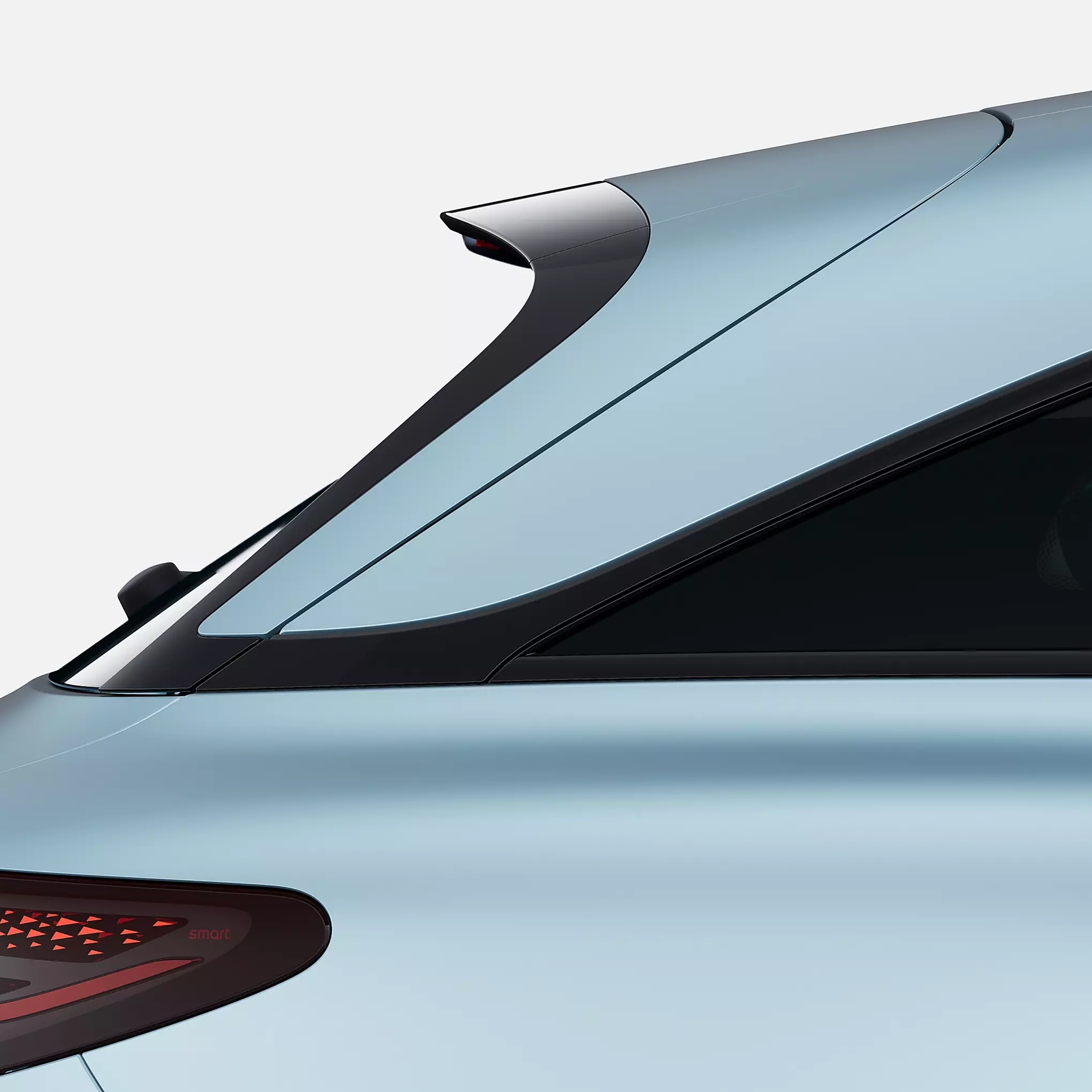 L’aileron arrière favorise une meilleure circulation de l’air