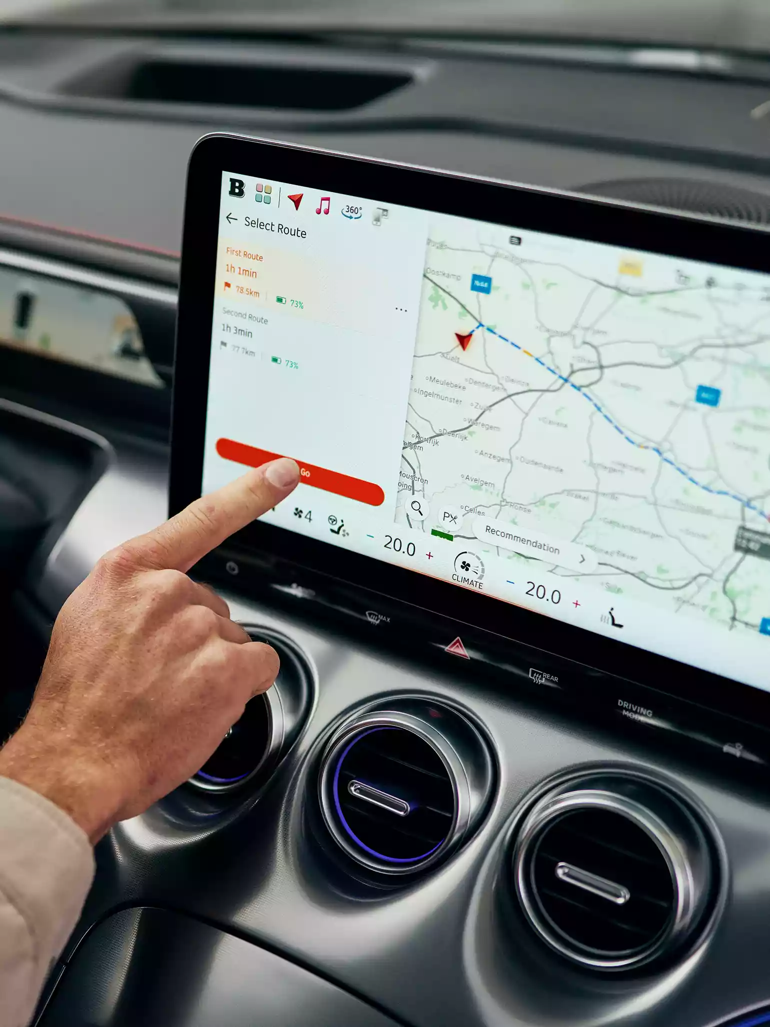 La carte dans votre application